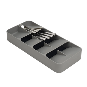 DrawerStore Large Cutlery Organiser Grey - Grey