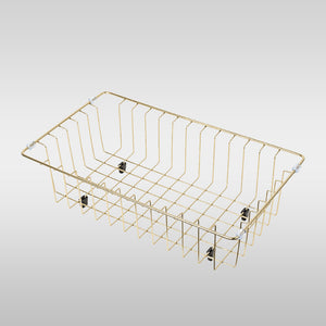 Ellie Brass Gold Dish Rack - Brushed Brass Gold