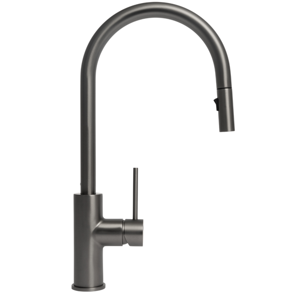 Mira Brushed Gunmetal Pull Out Mixer