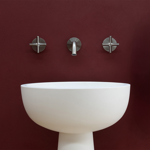 Vivid Slimline Plus Wall Top Assemblies Brushed Nickel - Brushed Nickel