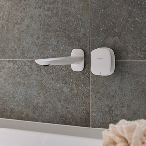 Nuage Wall Basin / Bath Mixer Set 200mm Matte White - Matte White