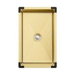 Piper Portable Mini Sink Brushed Brass Gold - Brushed Brass Gold