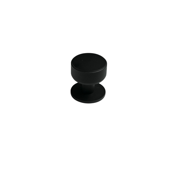 Momo Belgravia Solid Brass Round Knob 35mm Matte Black