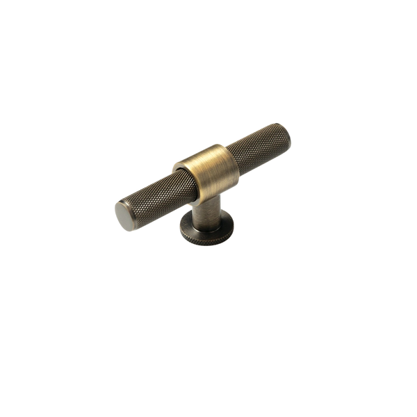 Momo Belgravia Solid Brass T Knob 82mm Dark Brushed Brass
