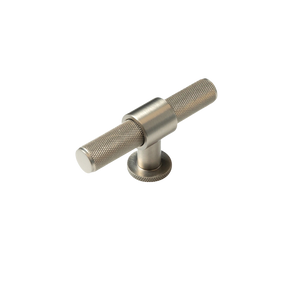 Momo Belgravia Solid Brass T Knob 82mm Dull Brushed Nickel - Dull Brushed Nickel