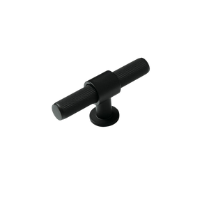 Momo Belgravia Solid Brass T Knob 82mm Matte Black - Matte Black