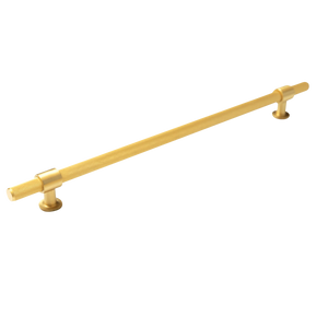 Momo Belgravia Solid Brass Bar Pull 320mm Brushed Satin Brass - Brushed Satin Brass