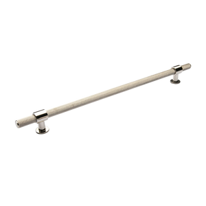 Momo Belgravia Solid Brass Bar Pull 320mm Polished Nickel - Polished Nickel
