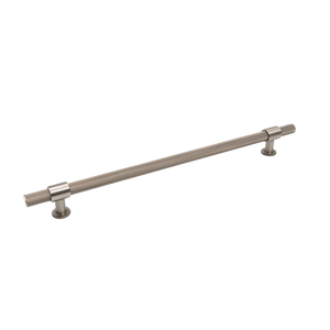 Momo Belgravia 416mm Solid Brass  Appliance Pull Dull Brushed Nickel - Dull Brushed Nickel