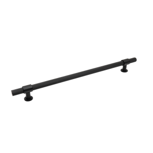 Momo Belgravia 416mm Solid Brass  Appliance Pull Matte Black - Matte Black