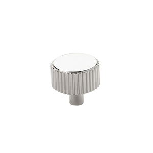 Momo Barrington Knob 32mm Polished Nickel - Polished Nickel
