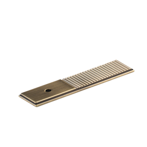 Momo Barrington Knob Backplate 32mm Dark Brushed Brass - Dark Brushed Brass