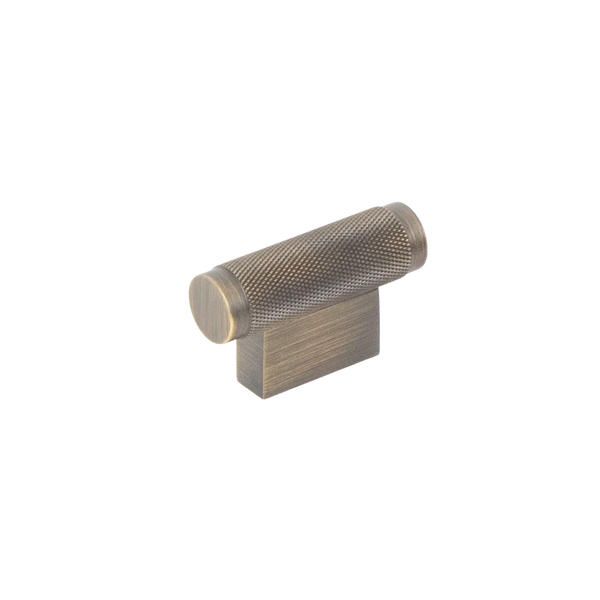 Momo Brighton Solid Brass T Knob 50mm Dark Brushed Brass
