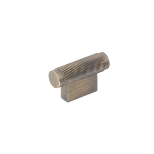 Momo Brighton Solid Brass T Knob 50mm Dark Brushed Brass - Dark Brushed Brass