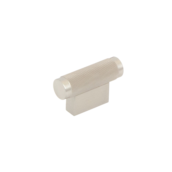 Momo Brighton Solid Brass T Knob 50mm Dull Brushed Nickel