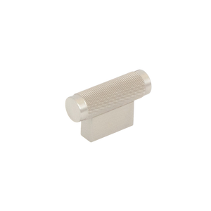 Momo Brighton Solid Brass T Knob 50mm Dull Brushed Nickel - Dull Brushed Nickel