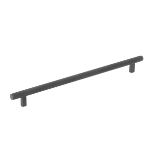 Momo Bellevue Solid Brass Knurled Appliance Pull 416mm Matte Black - Matte Black