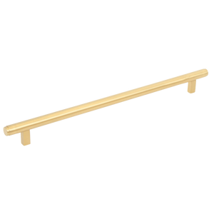Momo Bellevue Solid Brass Plain Appliance Pull 416mm Brushed Satin Brass - Brushed Satin Brass
