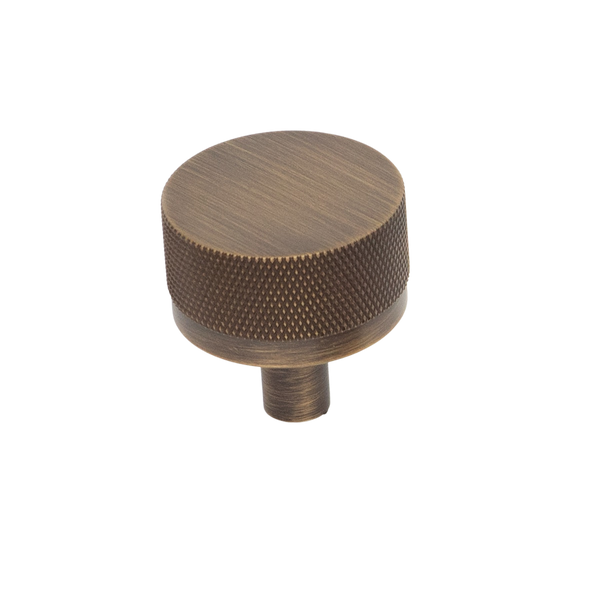 Momo Bellevue Solid Brass Knurled Knob 35mm Bronze