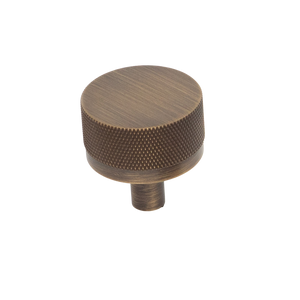 Momo Bellevue Solid Brass Knurled Knob 35mm Bronze - Bronze