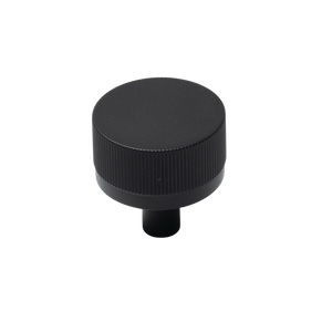 Momo Bellevue Solid Brass Lined Knob 35mm Matte Black - Matte Black