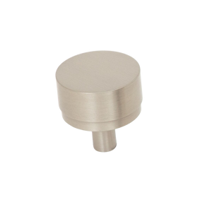 Momo Bellevue Solid Brass Plain Knob 35mm Dull Brushed Nickel - Dull Brushed Nickel