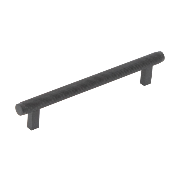 Momo Bellevue Solid Brass Knurled Bar Pull 160mm Matte Black