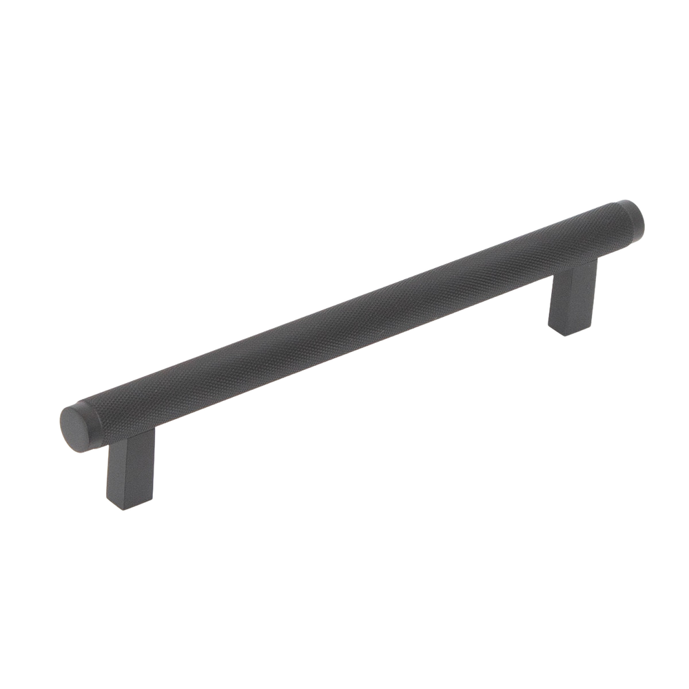 Momo Bellevue Solid Brass Knurled Bar Pull 160mm Matte Black