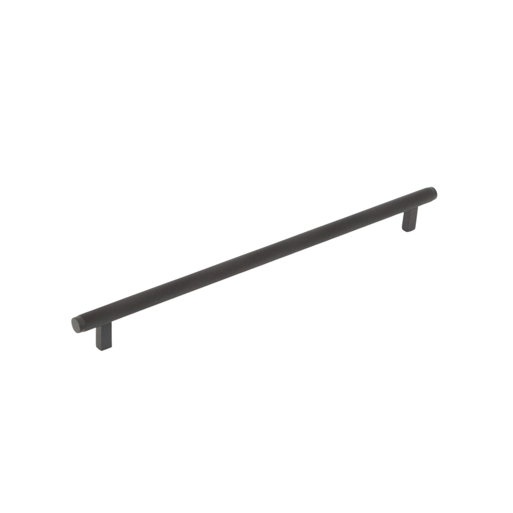 Momo Bellevue Solid Brass Knurled Bar Pull 320mm Matte Black
