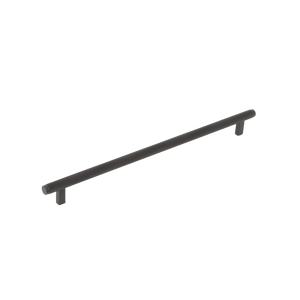 Momo Bellevue Solid Brass Knurled Bar Pull 320mm Matte Black - Matte Black
