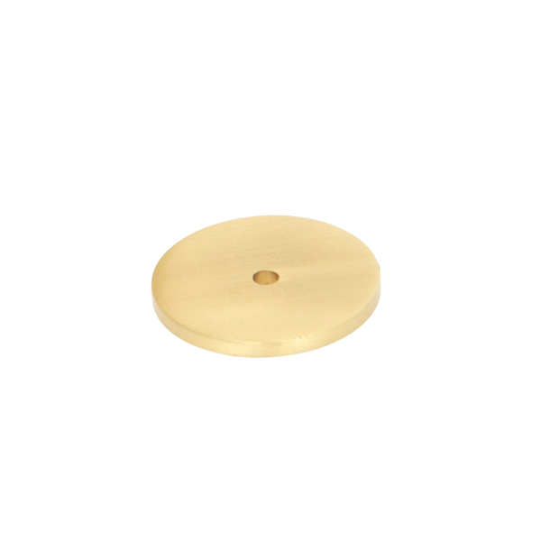 Momo Bellevue Solid Brass Knob Backplate Brushed Satin Brass