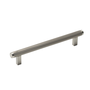 Momo Bellevue Solid Brass Lined Bar Pull 160mm Dull Brushed Nickel - Dull Brushed Nickel