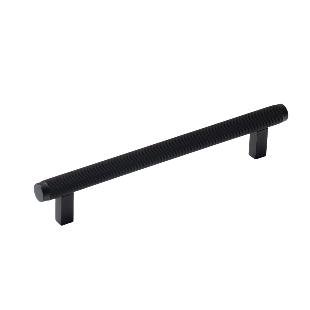 Momo Bellevue Solid Brass Lined Bar Pull 160mm Matte Black