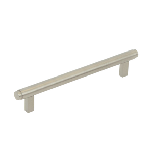 Momo Bellevue Solid Brass Plain Bar Pull 160mm Dull Brushed Nickel - Dull Brushed Nickel