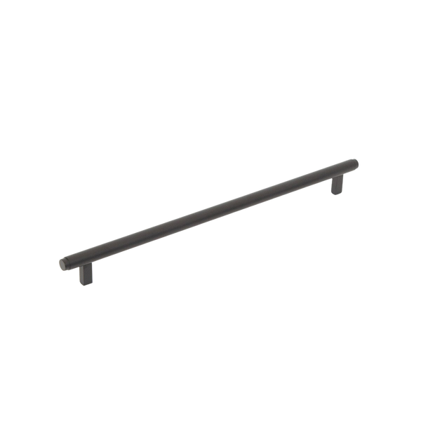 Momo Bellevue Solid Brass Plain Bar Pull 320mm Matte Black