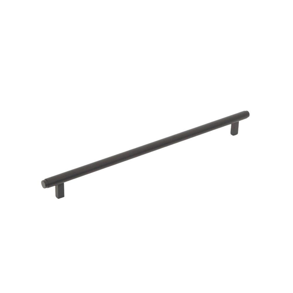 Momo Bellevue Solid Brass Plain Bar Pull 320mm Matte Black