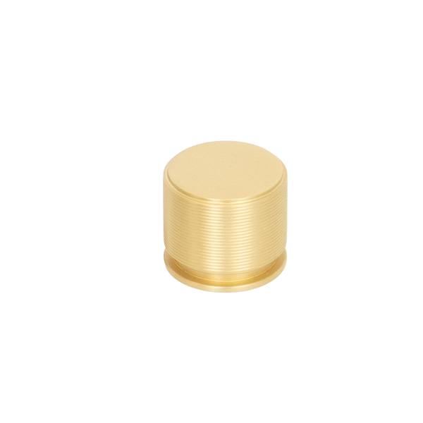Momo Sussex Solid Brass Knob 35mm Brushed Satin Brass