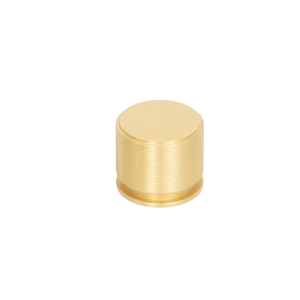 Momo Sussex Solid Brass Knob 35mm Brushed Satin Brass - Brushed Satin Brass