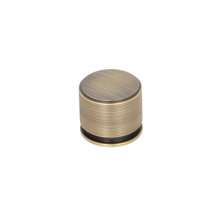 Momo Sussex Solid Brass Knob 35mm Dark Brushed Brass - Dark Brushed Brass